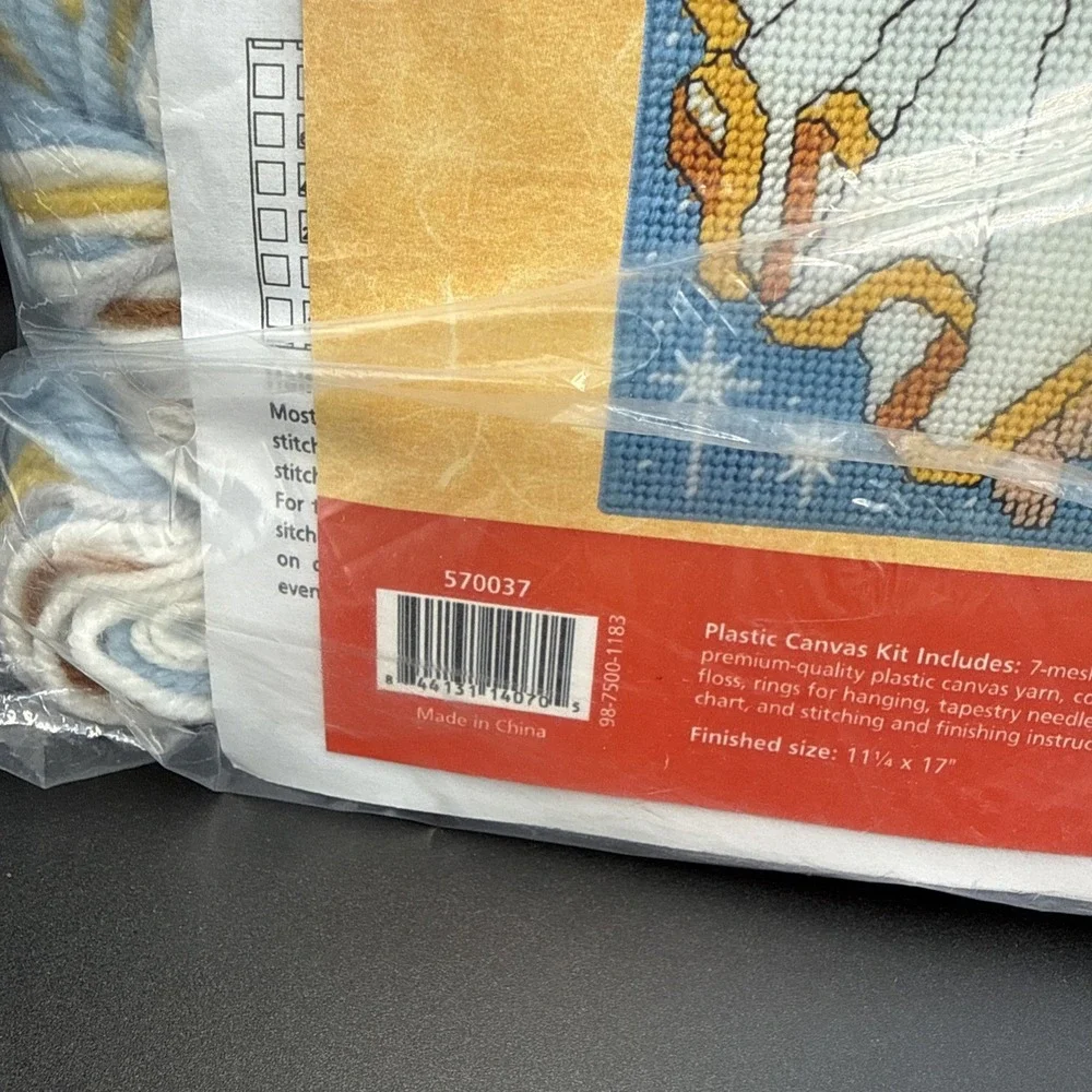 Christmas Needlepoint Kit Christmas Angel‎ Wall Hanging 11 X 17